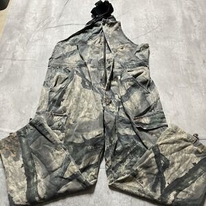 Cabela's Men's Treebark Camo Hunting Overalls Large Reg